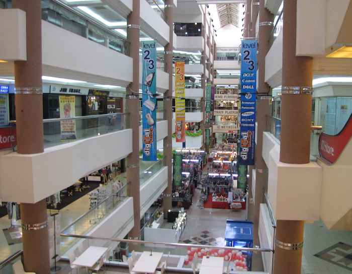 View of Inside of Danga City Mall