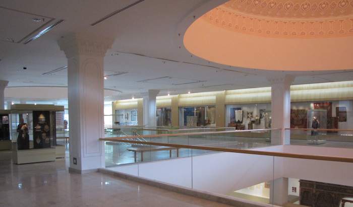 View of gallery inside Islamic Arts Museum