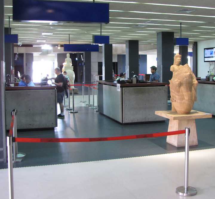 photo of the inside of Siem Reap, Cambodia Airport