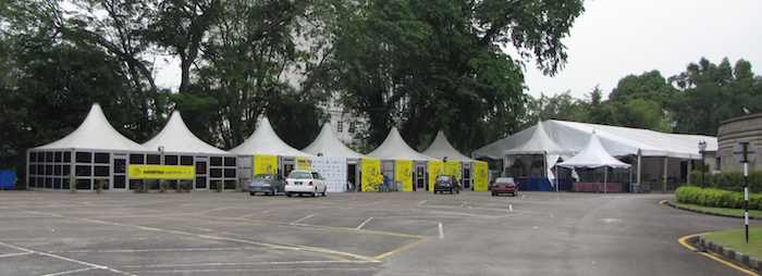 photo of JB Arts Festival tents