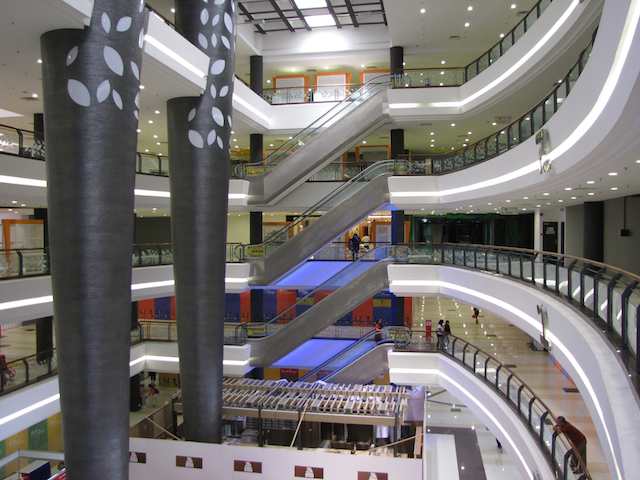 photo of the inside of the Galleria @ Kotaraya mall