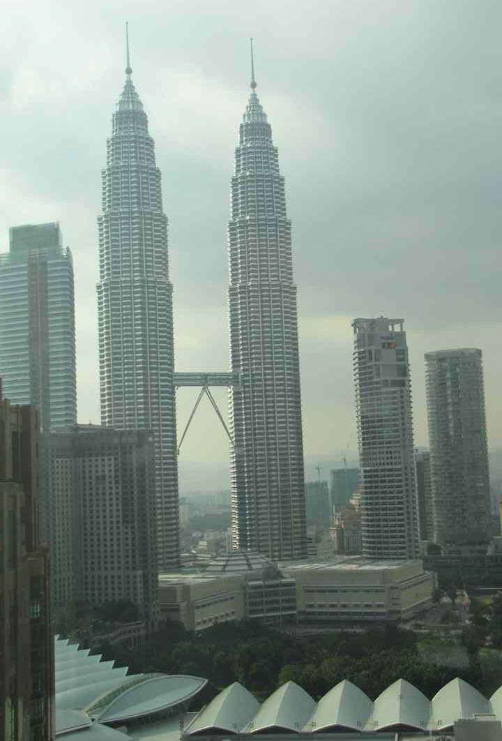 view out room window at prince hotel and residence kl