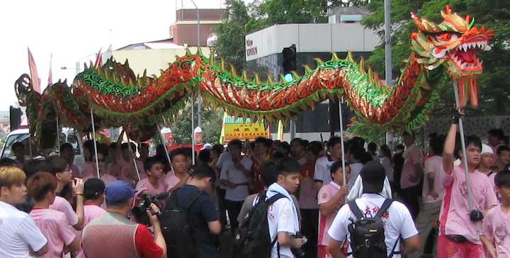 photo of Green Dragon in parade