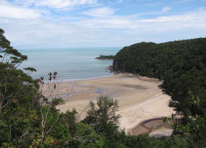 photo of overlook of beach and ocean