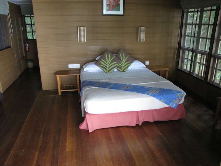 photo inside of the Treetop Cabin, Permai Rainforest Resort