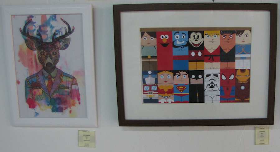 colorful cartoonish painting