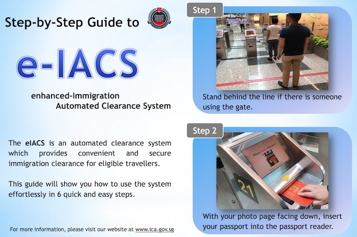 Enhanced Immigration Automated Clearance System (eIACS) brochure