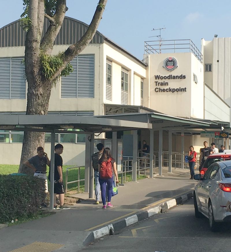photo of the Woodlands train station exterior, Singapore